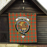 Clan MacGregor Ancient Crest Tartan Premium Quilt FC449