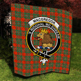 Clan MacGregor Ancient Crest Tartan Premium Quilt FC449