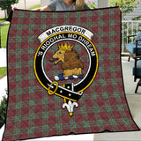 Clan MacGregor Hunting Ancient Crest Tartan Premium Quilt FC448