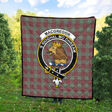 Clan MacGregor Hunting Ancient Crest Tartan Premium Quilt FC448