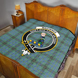 Clan MacInnes Ancient Crest Tartan Premium Quilt FC444