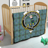 Clan MacInnes Ancient Crest Tartan Premium Quilt FC444