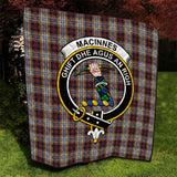 Clan MacInnes Ancient Hunting Crest Tartan Premium Quilt FC445