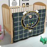 Clan MacInnes Dress Crest Tartan Premium Quilt FC443