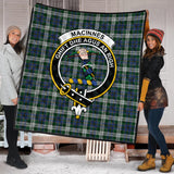 Clan MacInnes Dress Crest Tartan Premium Quilt FC443