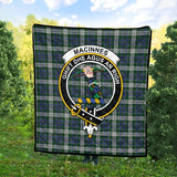 Clan MacInnes Dress Crest Tartan Premium Quilt FC443