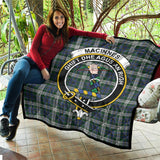 Clan MacInnes Dress Crest Tartan Premium Quilt FC443