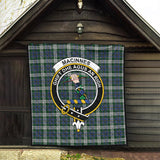 Clan MacInnes Dress Crest Tartan Premium Quilt FC443