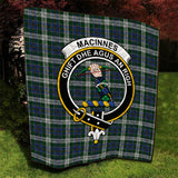 Clan MacInnes Dress Crest Tartan Premium Quilt FC443