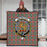 Clan MacIntosh Ancient Crest Tartan Premium Quilt FC428