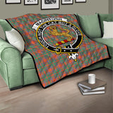 Clan MacIntosh Ancient Crest Tartan Premium Quilt FC428