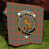 Clan MacIntosh Ancient Crest Tartan Premium Quilt FC428