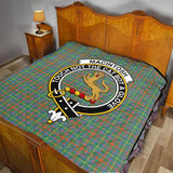 Clan MacIntosh Hunting Ancient Crest Tartan Premium Quilt FC427