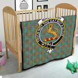 Clan MacIntosh Hunting Ancient Crest Tartan Premium Quilt FC427