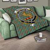 Clan MacIntosh Hunting Ancient Crest Tartan Premium Quilt FC427