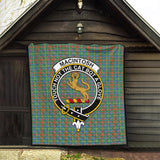 Clan MacIntosh Hunting Ancient Crest Tartan Premium Quilt FC427