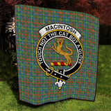 Clan MacIntosh Hunting Ancient Crest Tartan Premium Quilt FC427