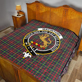 Clan MacIntosh Hunting Modern Crest Tartan Premium Quilt FC426