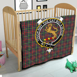 Clan MacIntosh Hunting Modern Crest Tartan Premium Quilt FC426