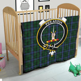 Clan MacIntyre Crest Tartan Premium Quilt FC432