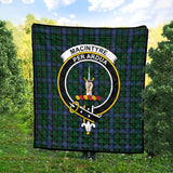 Clan MacIntyre Crest Tartan Premium Quilt FC432