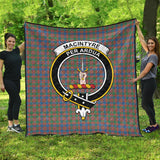 Clan MacIntyre Ancient Crest Tartan Premium Quilt FC439