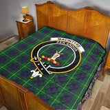 Clan MacIntyre Hunting Crest Tartan Premium Quilt FC435