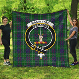 Clan MacIntyre Hunting Crest Tartan Premium Quilt FC435