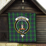 Clan MacIntyre Hunting Crest Tartan Premium Quilt FC435