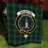 Clan MacIntyre Hunting Crest Tartan Premium Quilt FC435