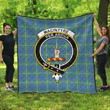 Clan MacIntyre Hunting Ancient Crest Tartan Premium Quilt FC438