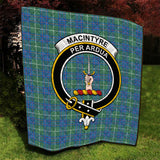 Clan MacIntyre Hunting Ancient Crest Tartan Premium Quilt FC438