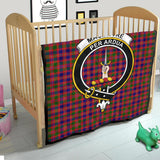 Clan MacIntyre Modern Crest Tartan Premium Quilt FC433