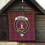 Clan MacIntyre Modern Crest Tartan Premium Quilt FC433