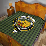 Clan MacIver Hunting Crest Tartan Premium Quilt FC431