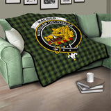 Clan MacIver Hunting Crest Tartan Premium Quilt FC431