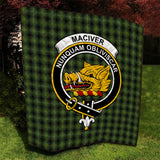 Clan MacIver Hunting Crest Tartan Premium Quilt FC431