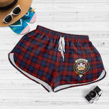 Clan MacLachlan Crest Tartan Womens Shorts NW1578