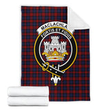 Clan MacLachlan Crest Tartan Blanket UC598