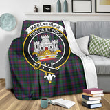 Clan MacLachlan Hunting Crest Tartan Blanket UC596