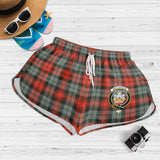 Clan MacLachlan Weathered Crest Tartan Womens Shorts NW1579