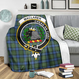 Clan MacLaren Ancient Crest Tartan Blanket UC603