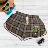 Clan MacLaren Weathered Crest Tartan Womens Shorts NW1571