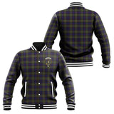 Clan MacLellan Crest Tartan Baseball Jacket JM366