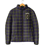 Clan MacLellan Crest Tartan Padded Jacket RF618