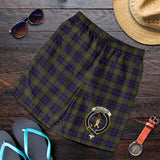 Clan MacLellan Crest Tartan Mens Shorts NS368