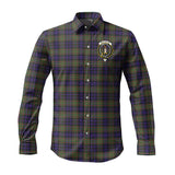 Clan MacLellan Crest Tartan Long Sleeve Shirt PC374