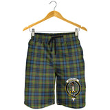 Clan MacLellan Ancient Crest Tartan Mens Shorts NS370