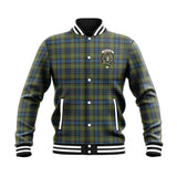 Clan MacLellan Ancient Crest Tartan Baseball Jacket JM368