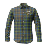 Clan MacLellan Ancient Crest Tartan Long Sleeve Shirt PC376